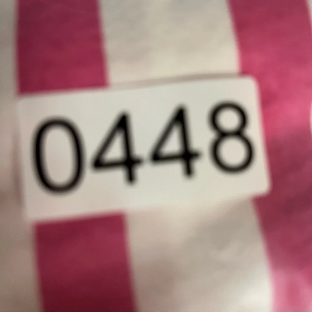 Pottery Barn Kids TWIN Duvet Cover pink 0448 white stripe 100% cotton button